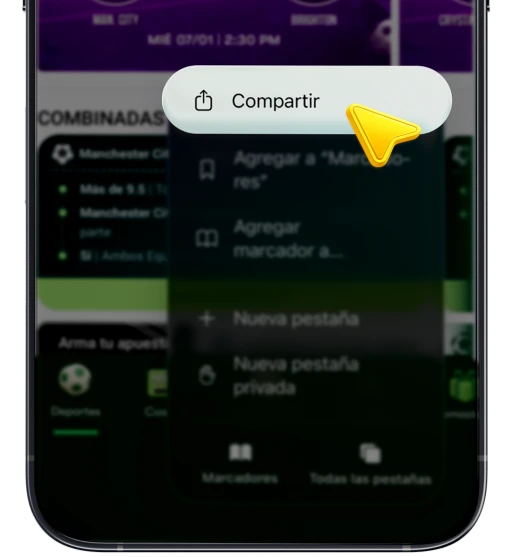 Paso 2 para instalar la app en iOS