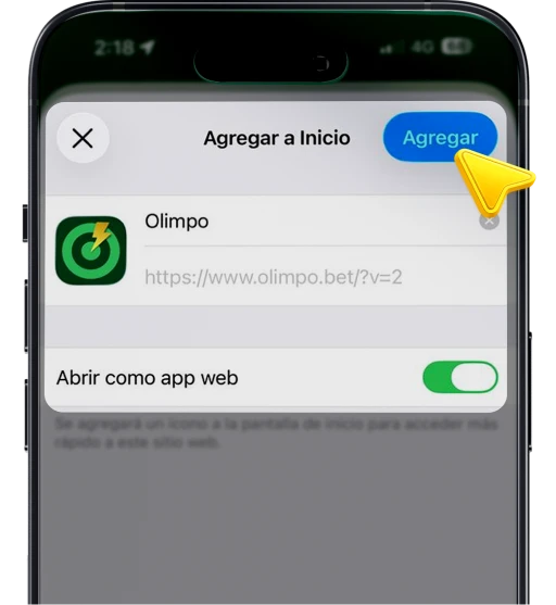 Paso 4 para instalar la app en iOS